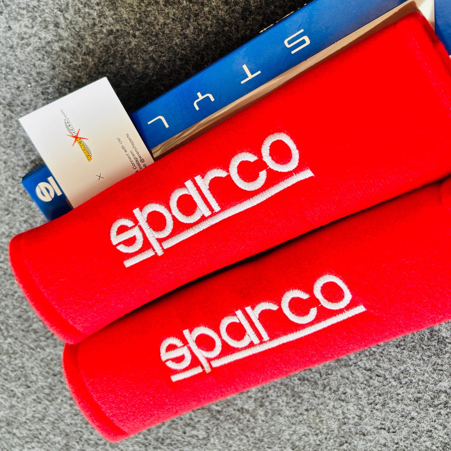 Sparco Seat Belt Shoulder Pads – Premium Racing Comfort