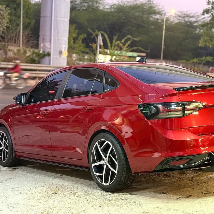 Virtus And Slavia Body Kit With Side Skirts And Front Splitter | Aftermarket