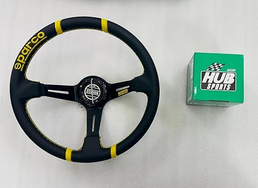 Sparco 14 Inch Carbon Edition Universal Steering Wheel