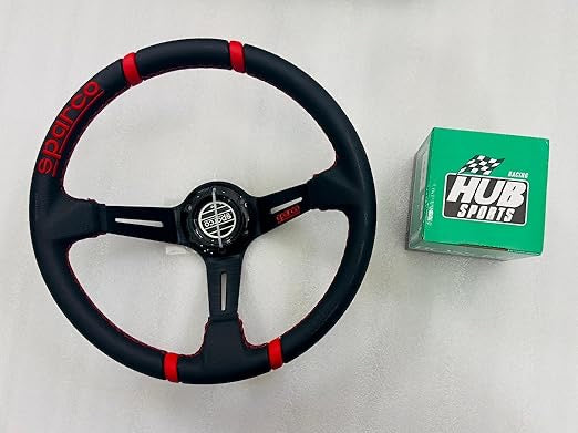 Sparco 14 Inch Carbon Edition Universal Steering Wheel