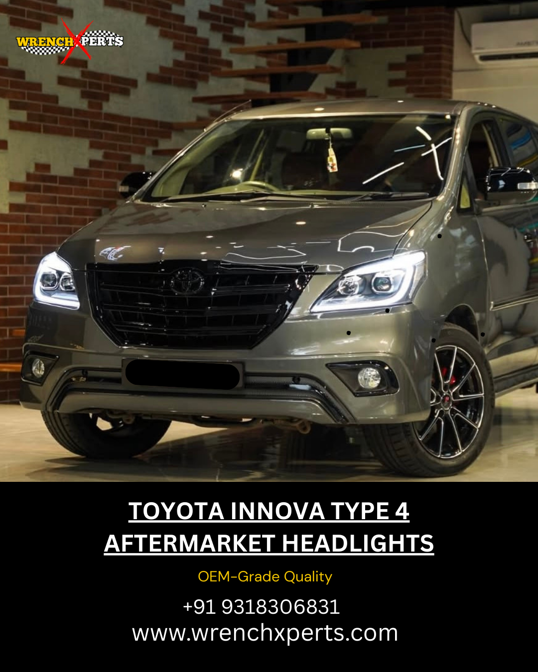 TOYOTA INNOVA TYPE 4 AFTERMARKET HEADLIGHTS