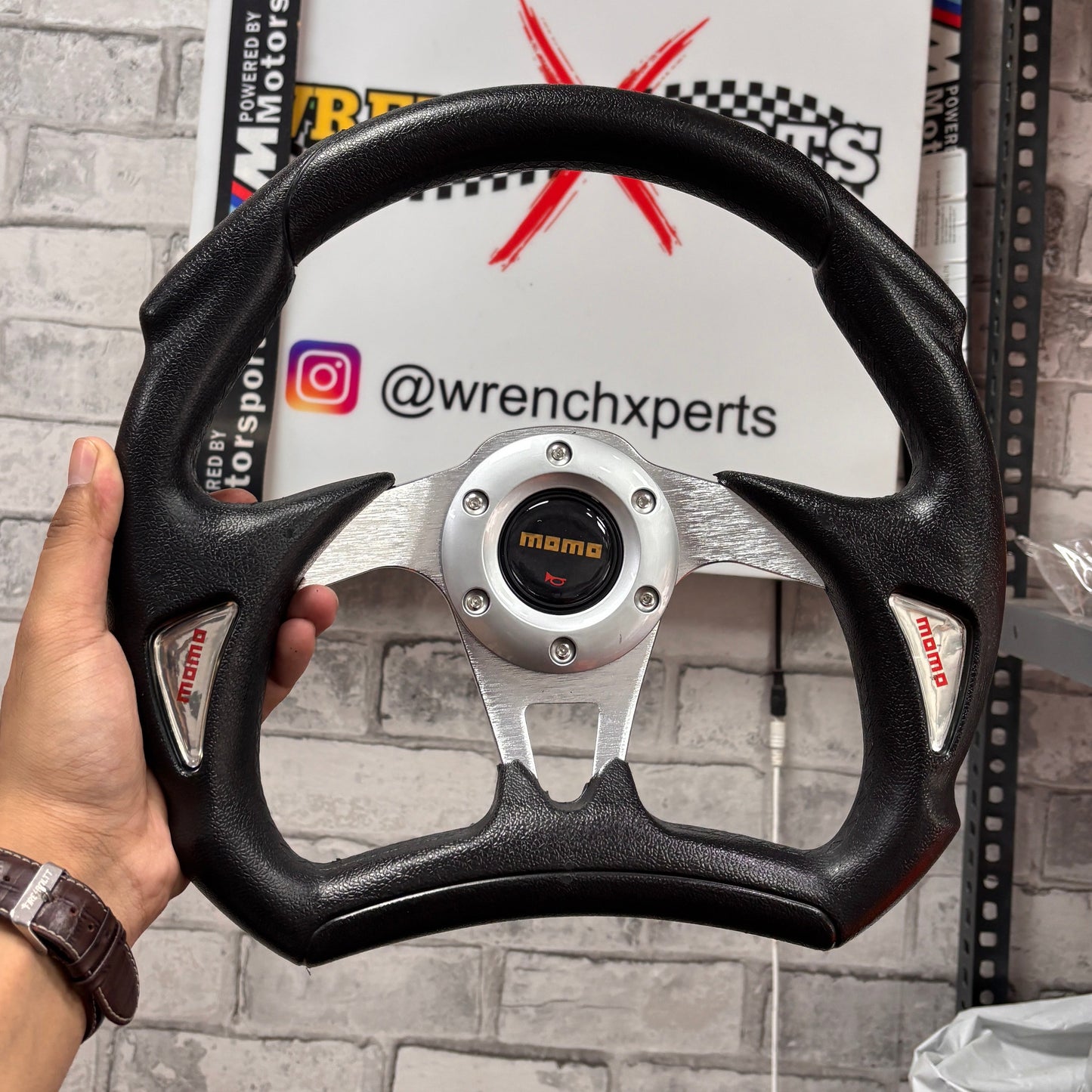 MOMO Steering Wheel 12-Inch | Sporty Design With Hub