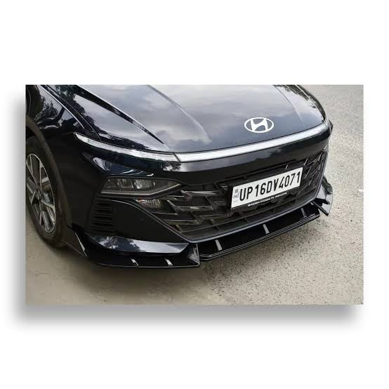 Hyundai Verna Splitter & Diffuser Combo | Aftermarket Sporty Upgrade Fits For 2023+ Models