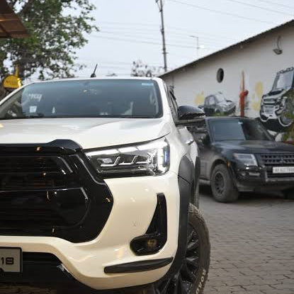 Toyota Hilux Projector Headlights with DRLs | GR-Sports Inspired