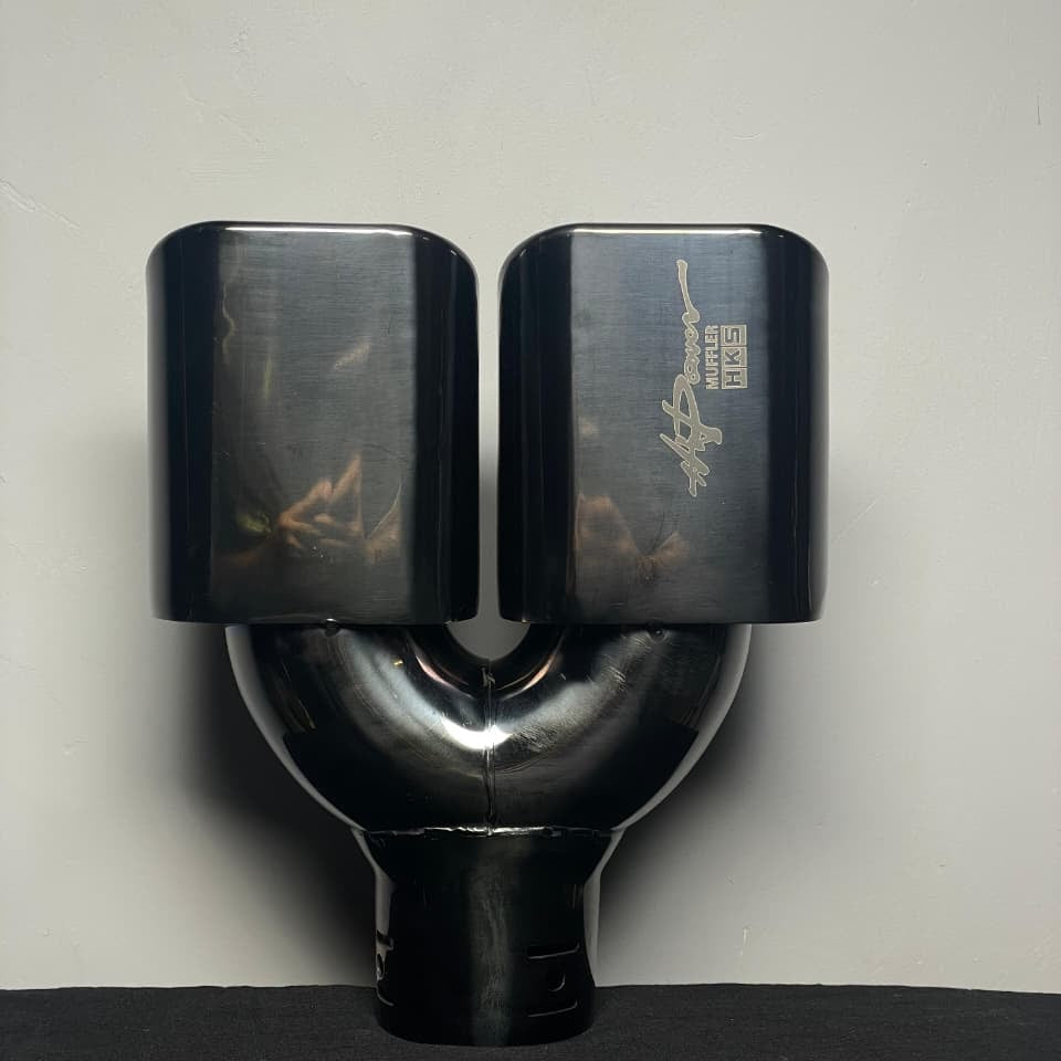 Universal HKS Dual Tip | Dark Smoke Edition