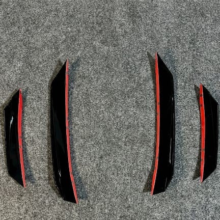 Front Bumper Canards Set of-4 For BMW 3-Series G20 & G26 | VTEN