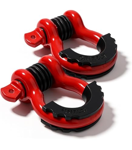 Tow Shackles 4x4 Recovery | OFF-Road Metal Hooks (Pair)