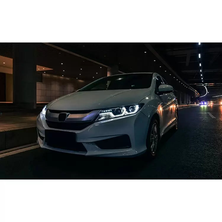 Honda City 2014–2016 BMW Style Bi-Xenon HID Projector Headlights with DRL