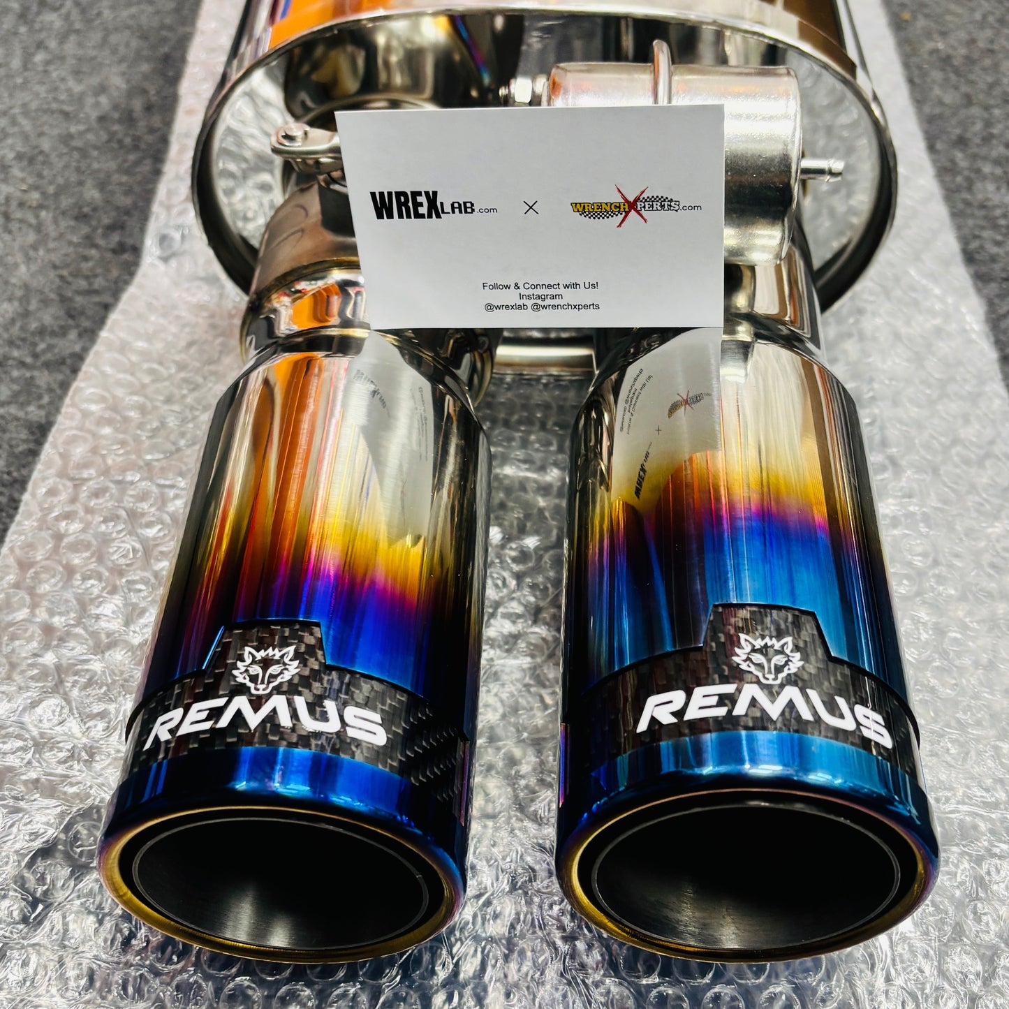 Dual Tip (Burnt) Valvetronic Exhaust (Remus)