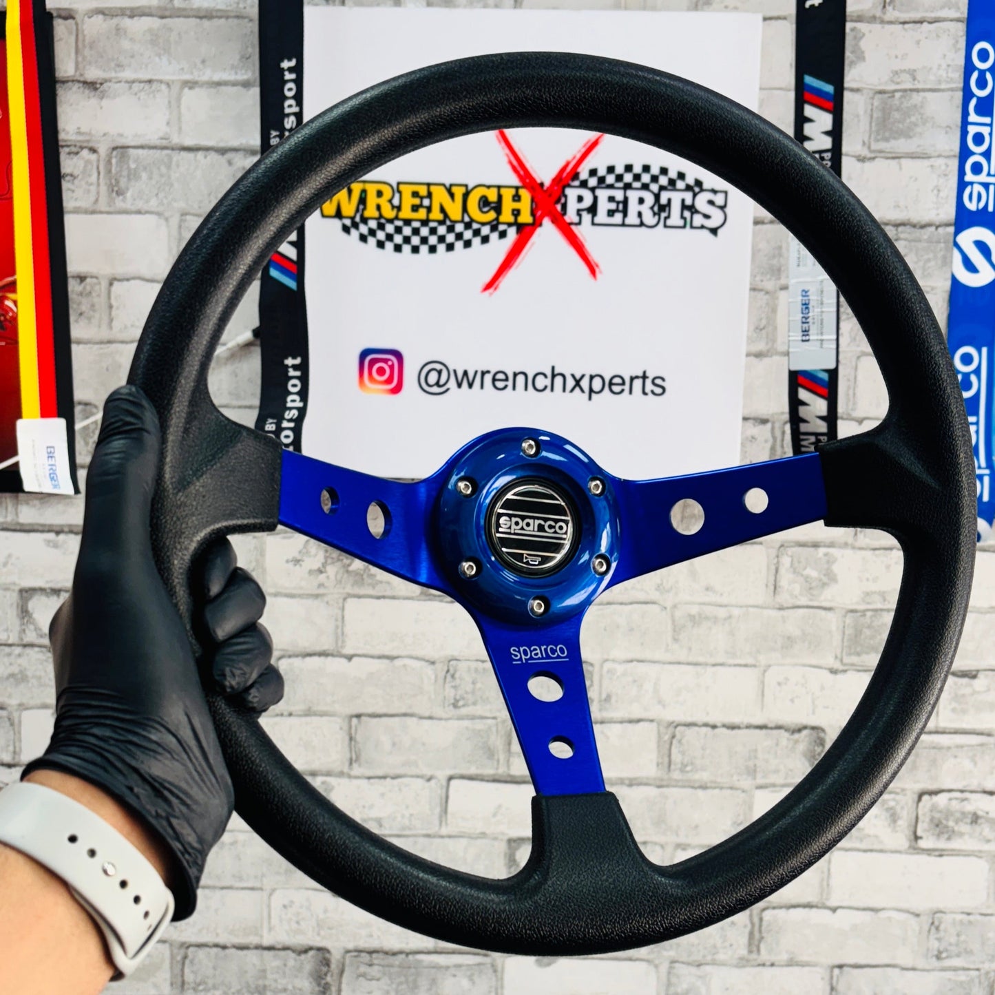 SPARCO 14INCH DEEP Universal Steering Wheel