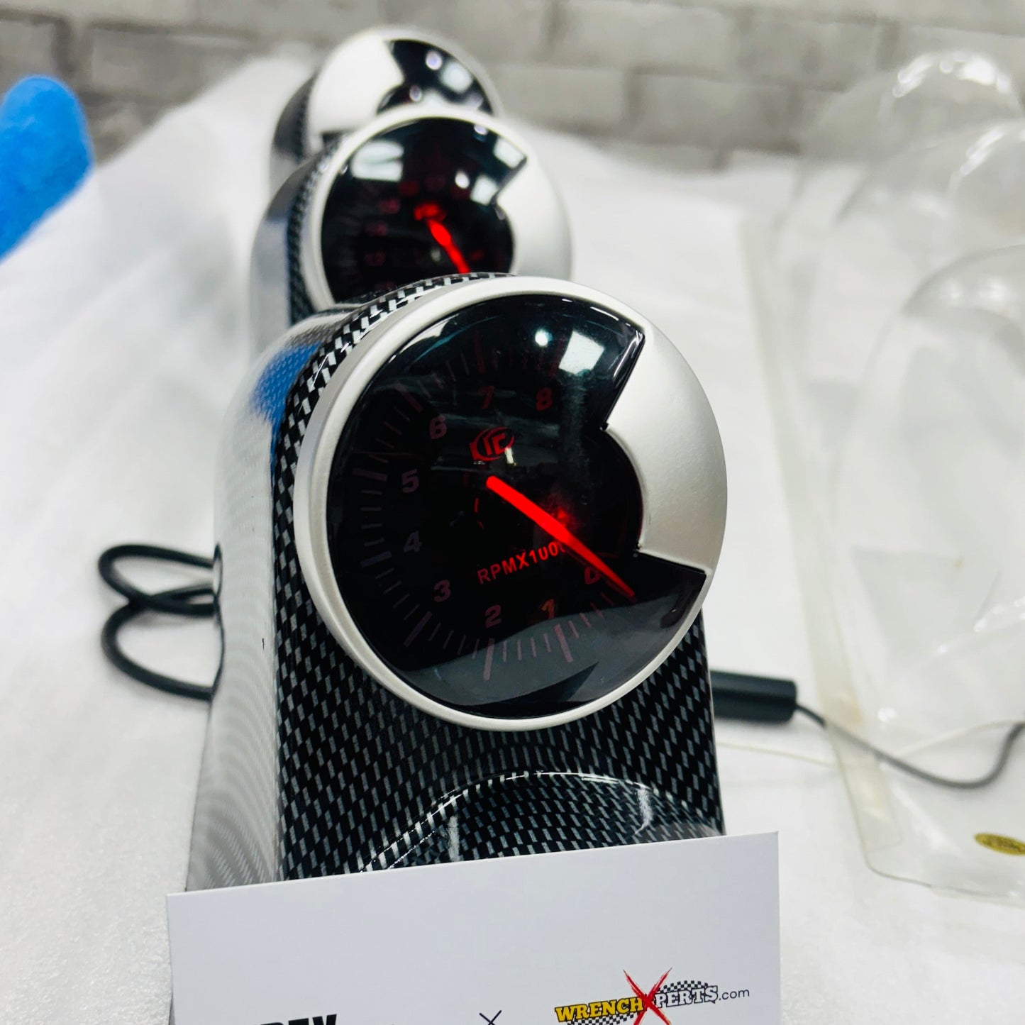 Defi Pillar Meter Gauge (RPM, Water Temp & Voltage)