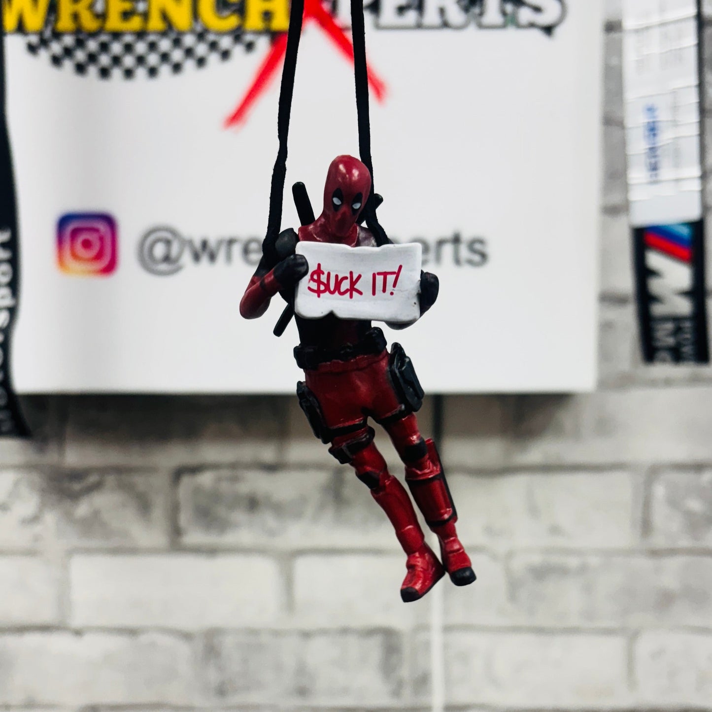 Deadpool Car Mirror Hanging