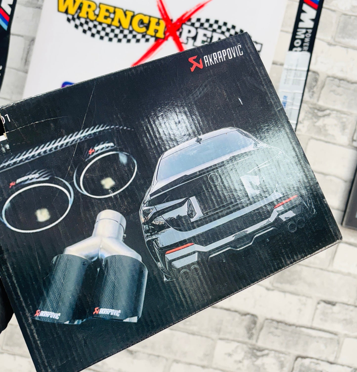 Akrapovic Dual Tip | Akra CF Dual Exhaust Tip