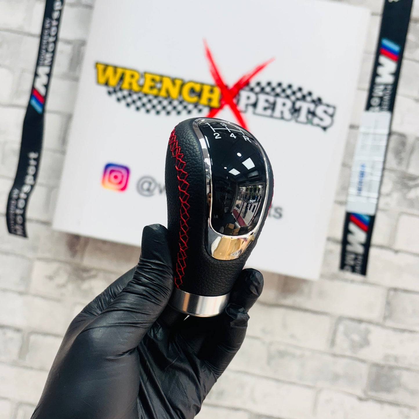 Leatherette 5 Speed Manual Gear Shift Knob