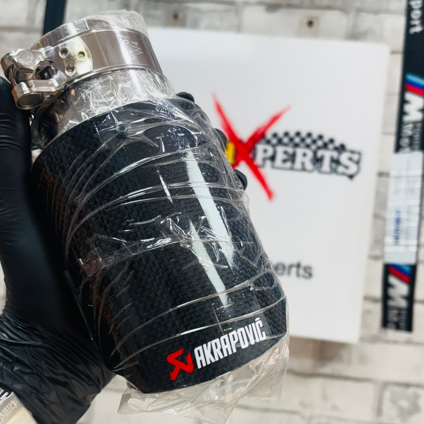 Akrapovic Gloss Black Carbon Fiber Exhaust Tip