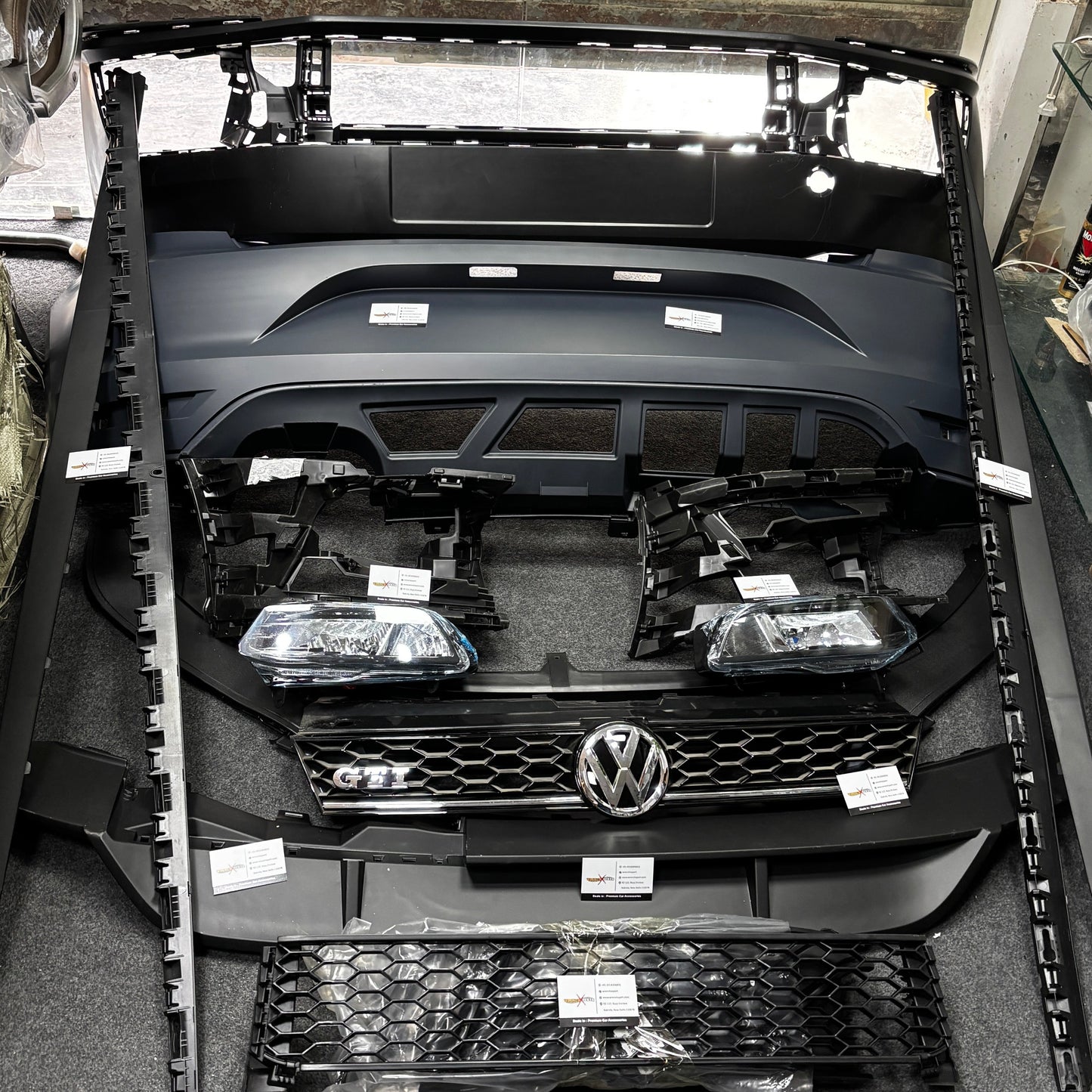 Volkswagen Polo (2010–2020) OEM GTI Body Kit | ABS Without Paint