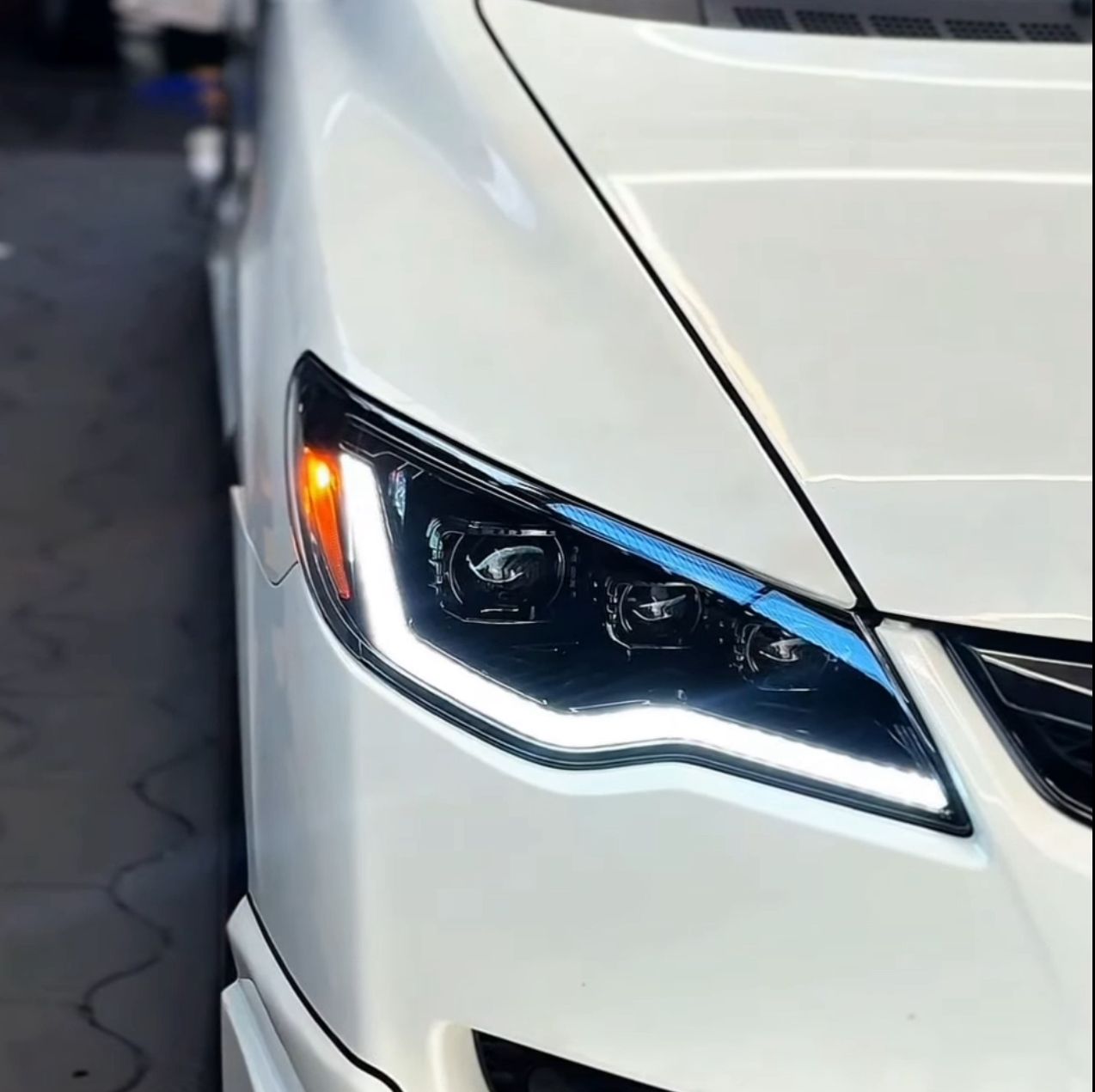 Honda Civic LED Projector Headlights with Matrix DRLs | 2006-2012 Models