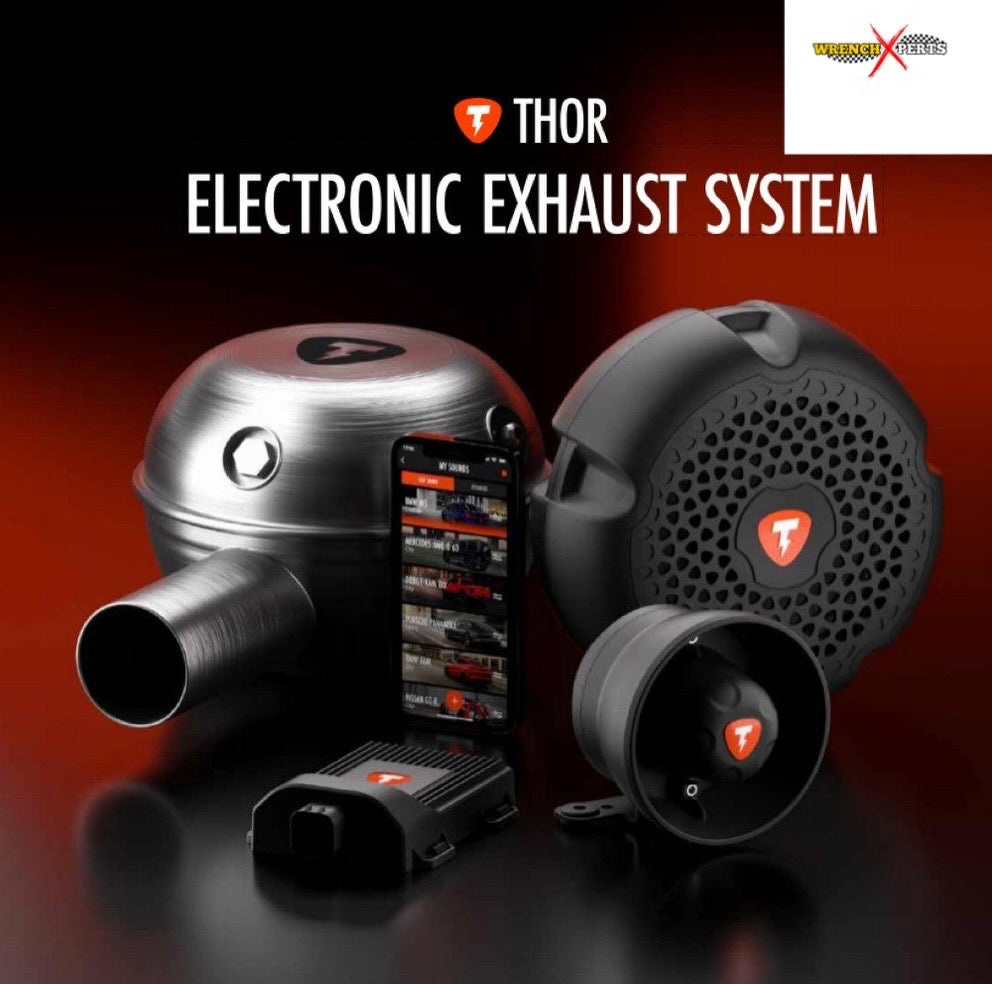 THOR Electronic Exhaust System Level 3 for EV & Diesel Cars – Pops & Bangs, App Controlled | WrenchXperts