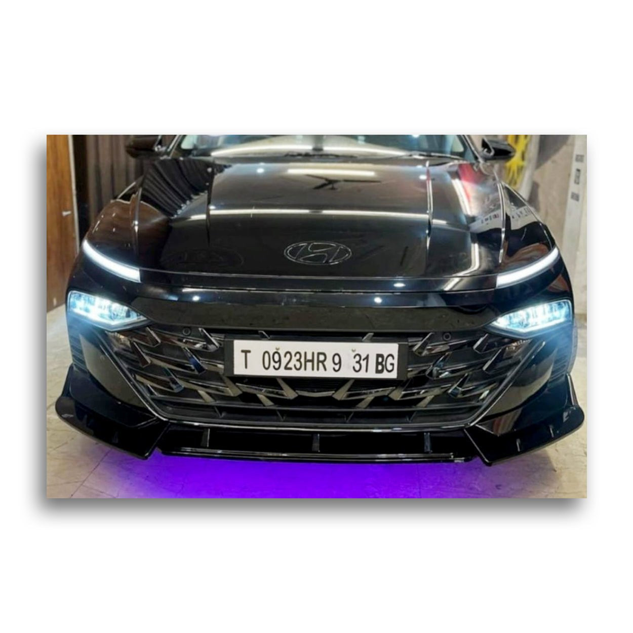 Hyundai Verna Splitter & Diffuser Combo | Aftermarket Sporty Upgrade Fits For 2023+ Models