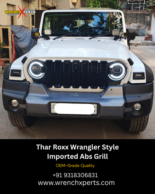 Thar Roxx Wrangler Style Imported Abs Grill