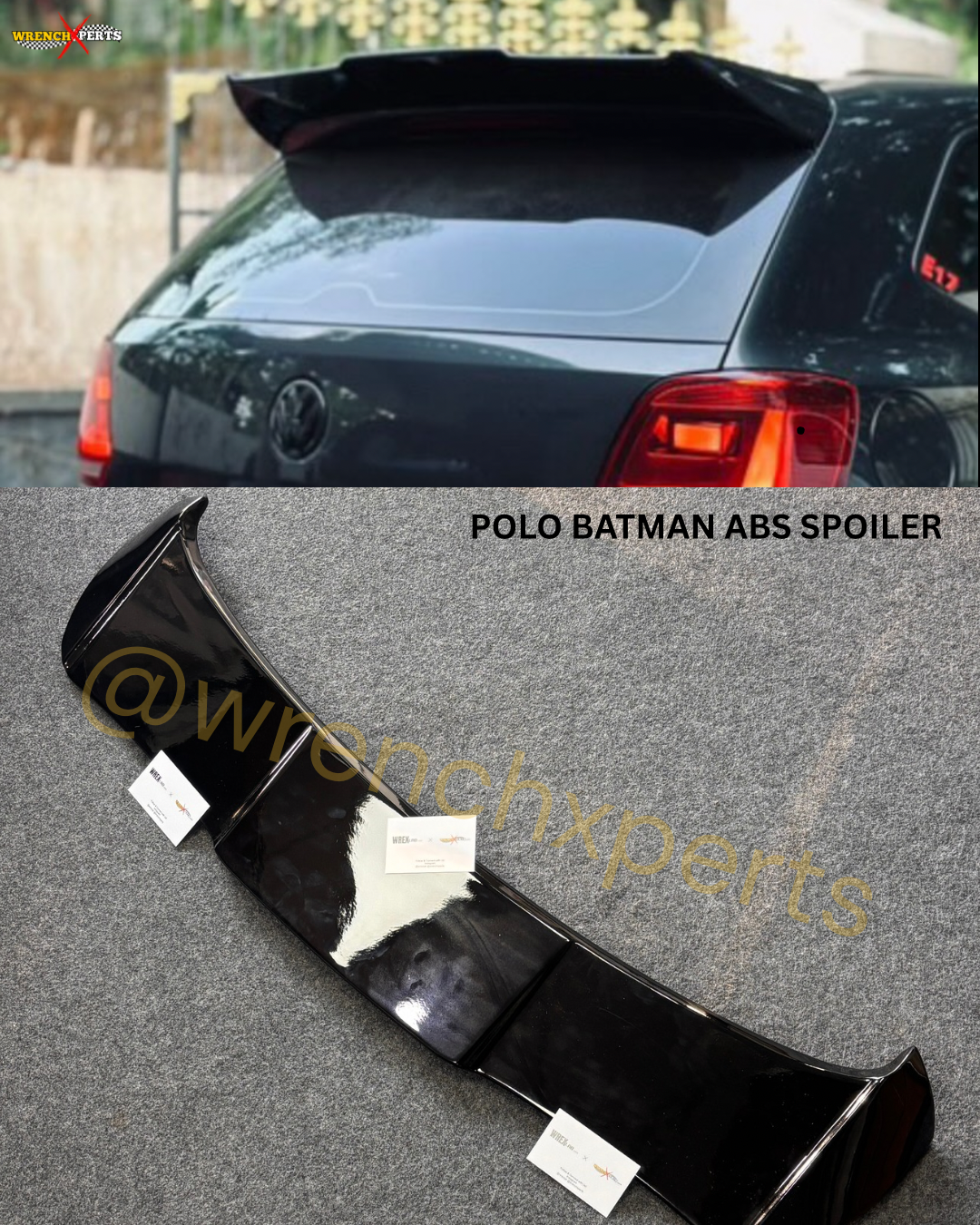 Polo Batman Style Spoiler | Aftermarket ABS
