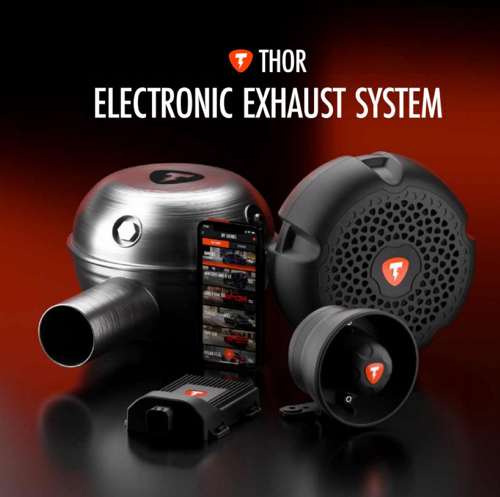 THOR Electronic Exhaust System Level 3 for EV & Diesel Cars – Pops & Bangs, App Controlled | WrenchXperts