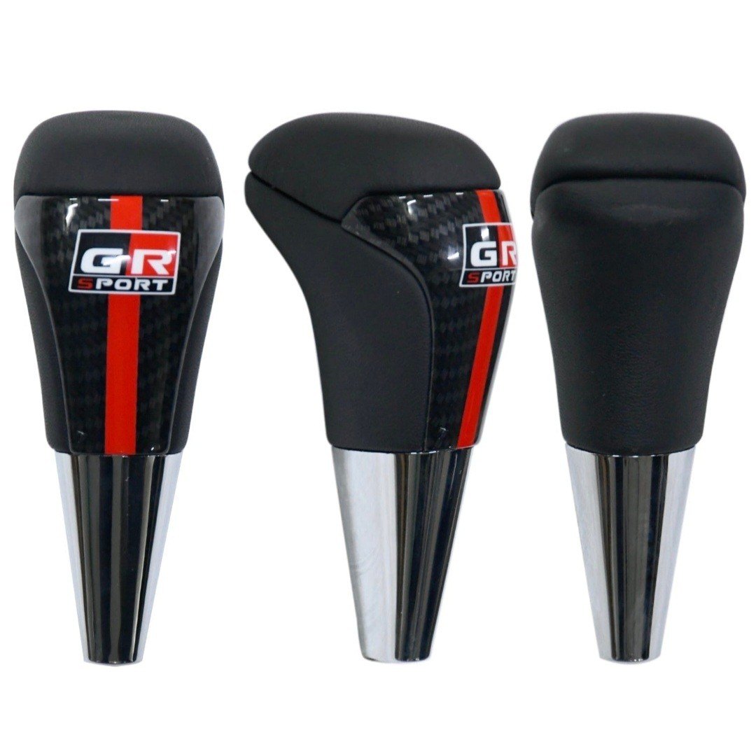 GR Sport Gear Knob | Universal Gear Shift Knob with Carbon Fiber Finish