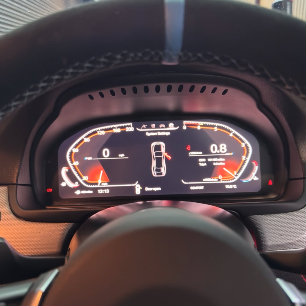 BMW Digital Instrument Cluster for F Series F10 F30 F02 F15 | Full Digital Speedometer Panel Upgrade