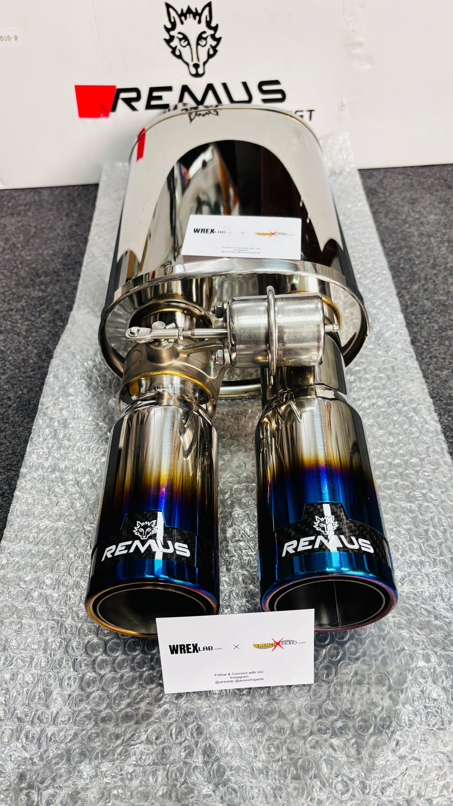 Dual Tip (Burnt) Valvetronic Exhaust (Remus)