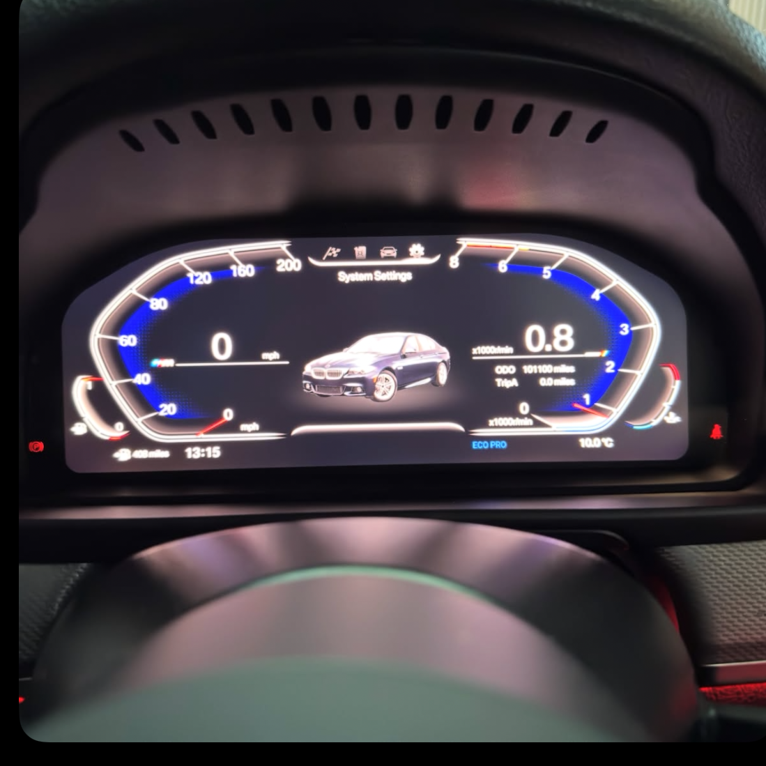 BMW Digital Instrument Cluster for F Series F10 F30 F02 F15 | Full Digital Speedometer Panel Upgrade