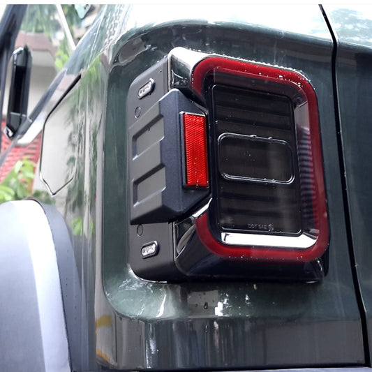 Mahindra Thar Wrangler-Style LED Tail Lights | Design with Plug-and-Play Fitment
