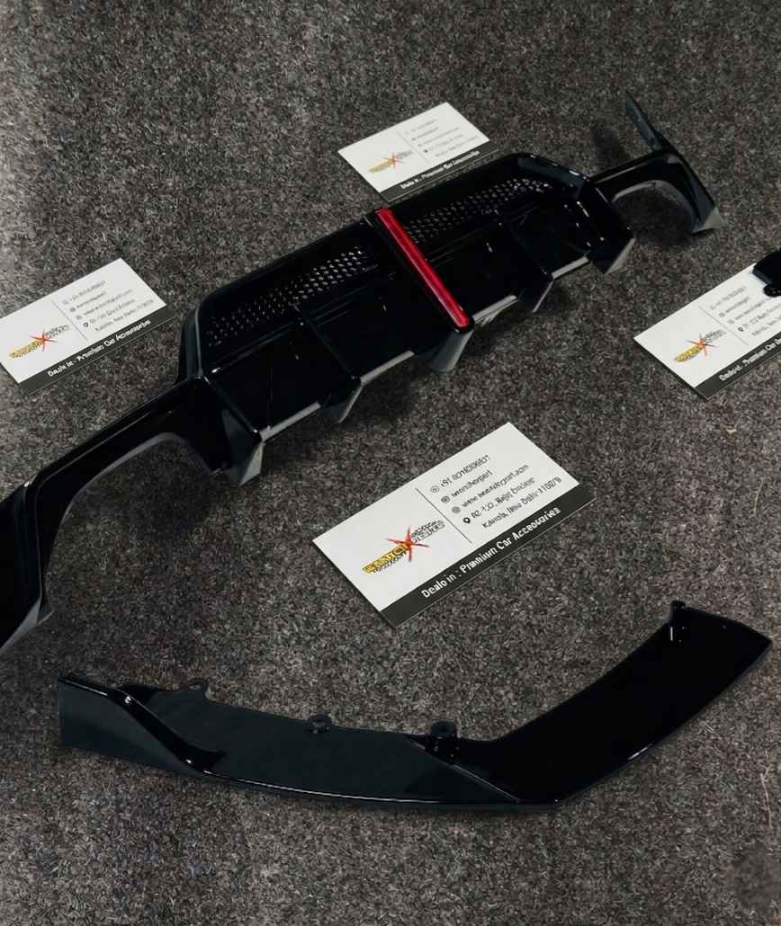 BMW 3-Series G20 LCI  Diffuser With Integrated F1-Style Light Compatible With | Aftermarket