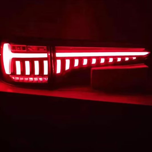Toyota Fortuner Tail Lamps with Trunk Lights (Smoke & Red, 2016-2019)