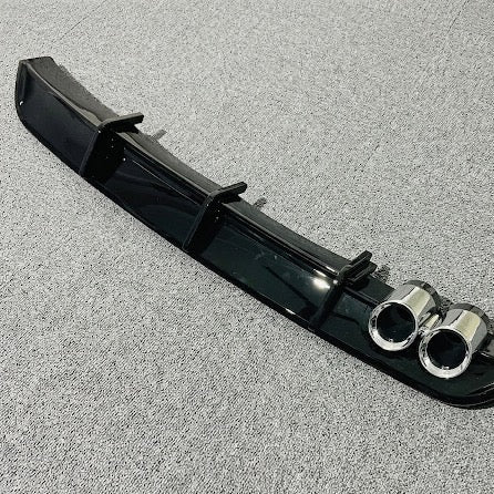 VW Polo Rear Diffuser with Dummy Exhaust Tips | Compatible with 2014+ Models