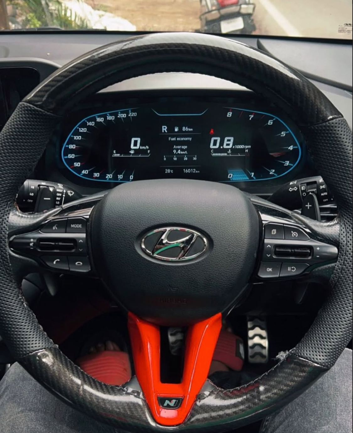 Universal Carbon Fiber Steering Cover