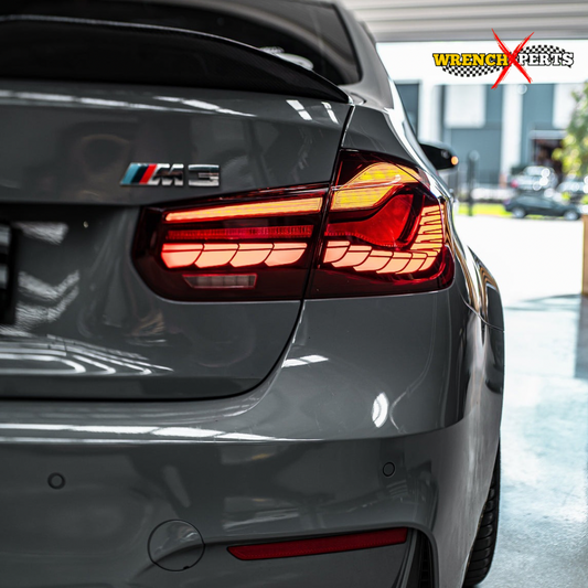 Bmw 3 Series F30 F35 F80 2012-2018 3d GTR STYLE DRAGON CLEAR Taillight Taillamp F30 TAILLIGHT DRAGON