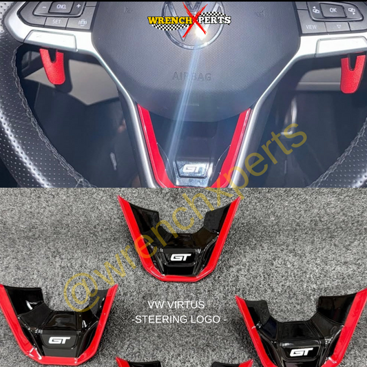 Virtus Steering Wheel Trim GT Badge | Aftermarket