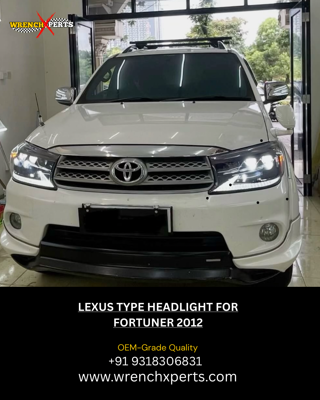 LEXUS TYPE HEADLIGHT FOR FORTUNER 2012