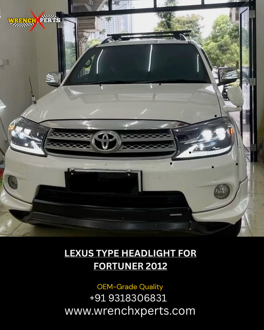 LEXUS TYPE HEADLIGHT FOR FORTUNER 2012