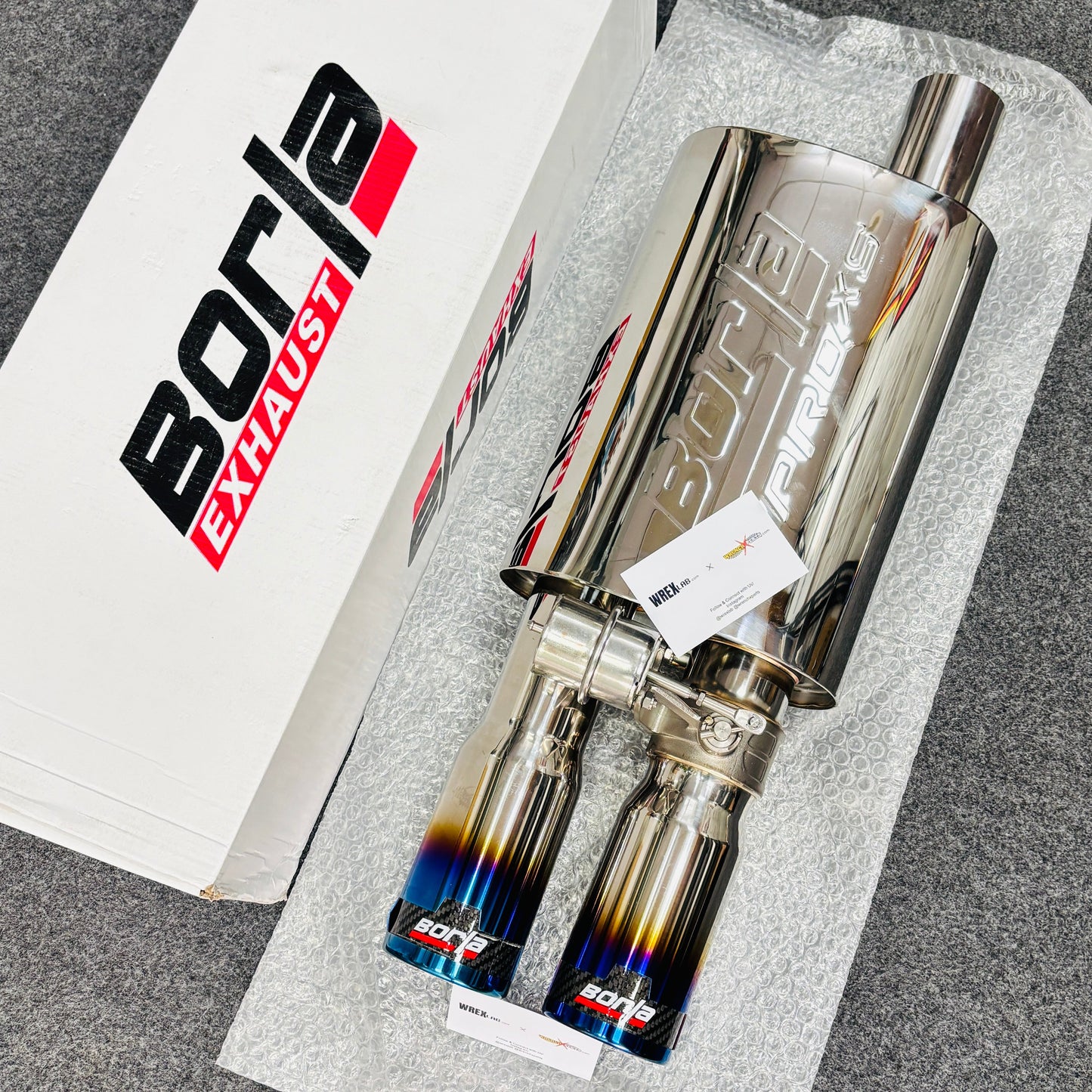 Dual Tip (Burnt) Valvetronic Exhaust (Borla)