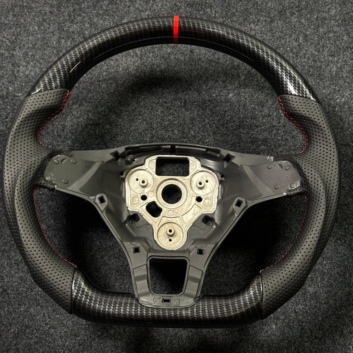 VW Polo Carbon Fiber Finish Steering Wheel