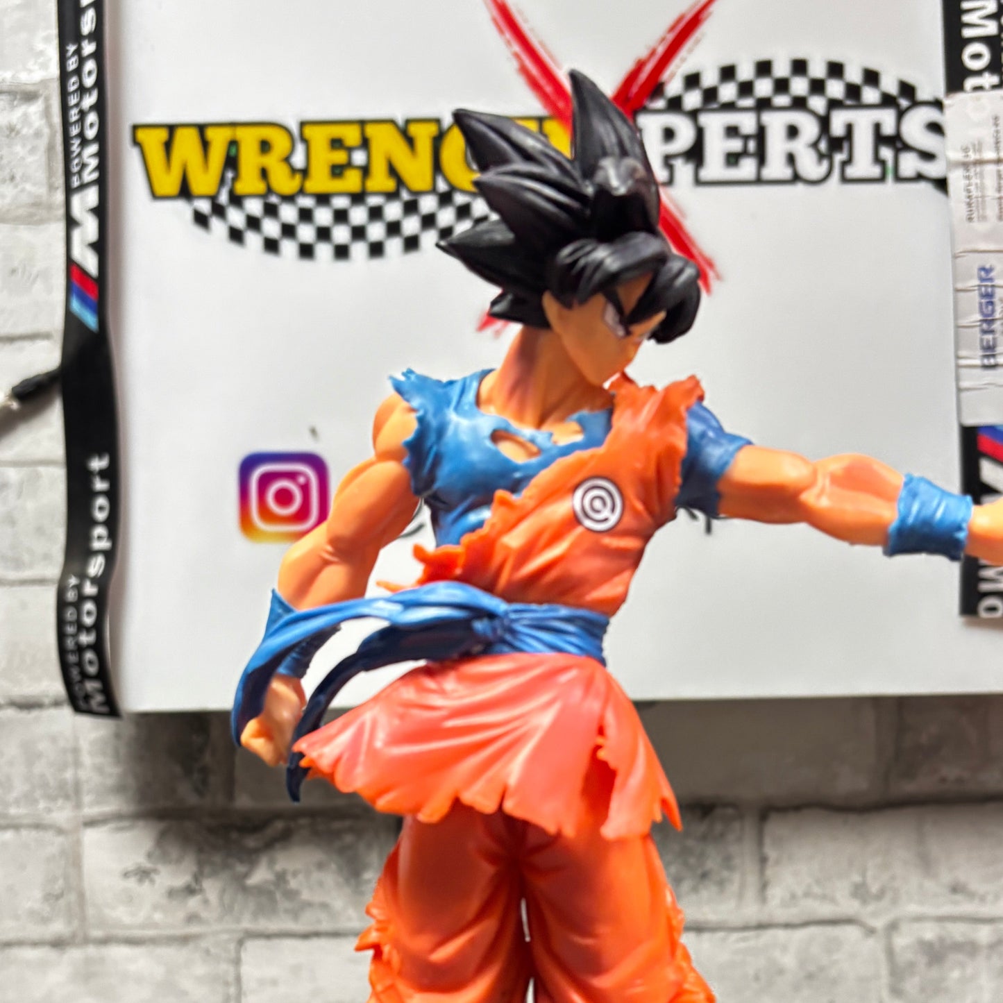 Goku Action Figure for Car Dashboard & Room Decor | Anime Collectible | Premium Quality | WrenchXperts