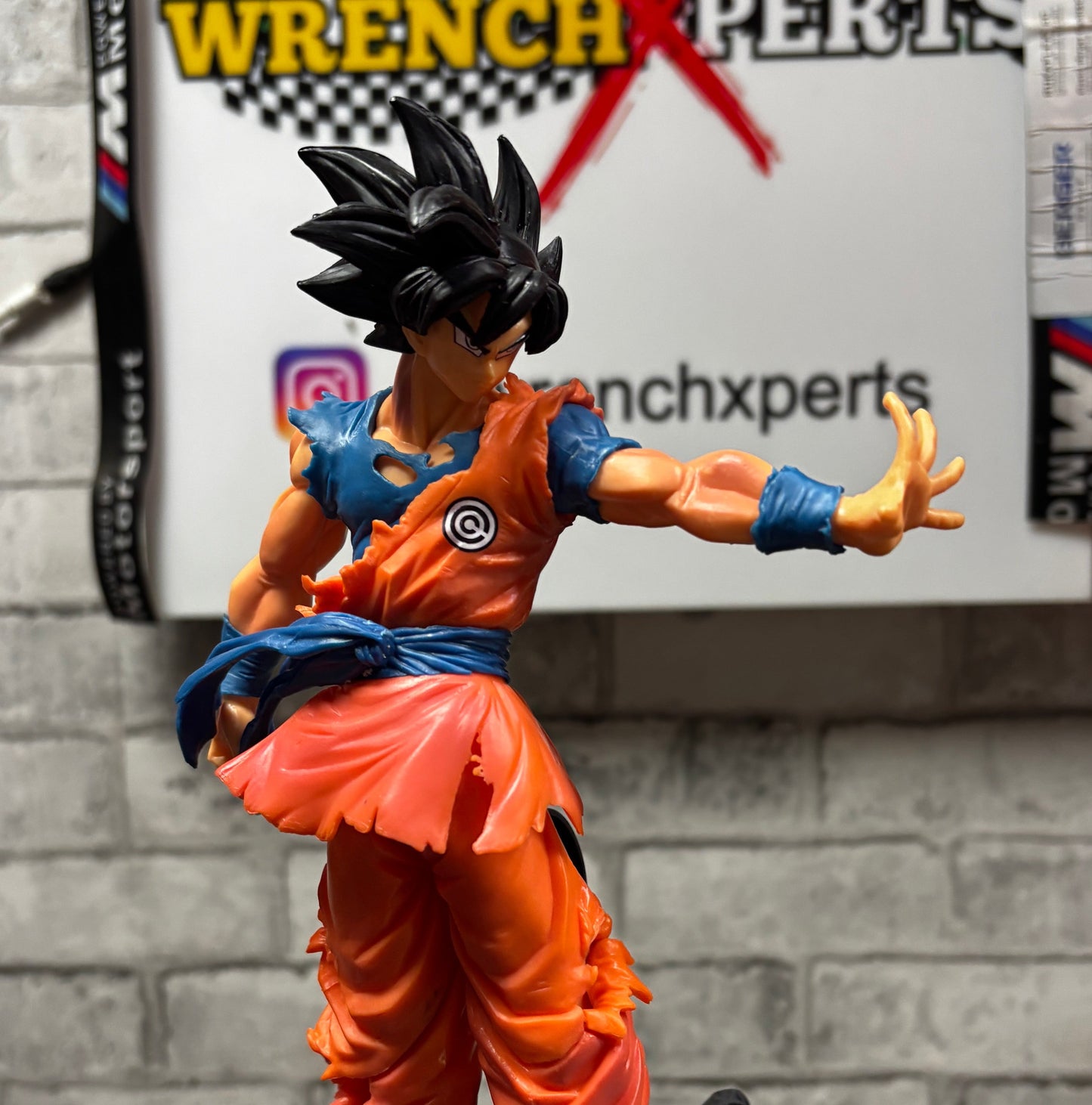 Goku Action Figure for Car Dashboard & Room Decor | Anime Collectible | Premium Quality | WrenchXperts