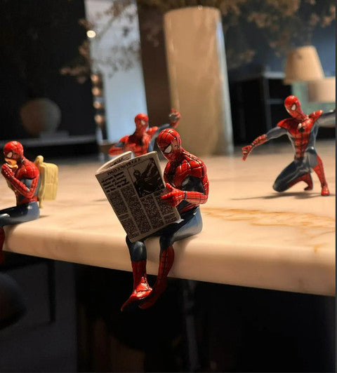 Spiderman Action Figures Set of 4 Dashboard Accessories