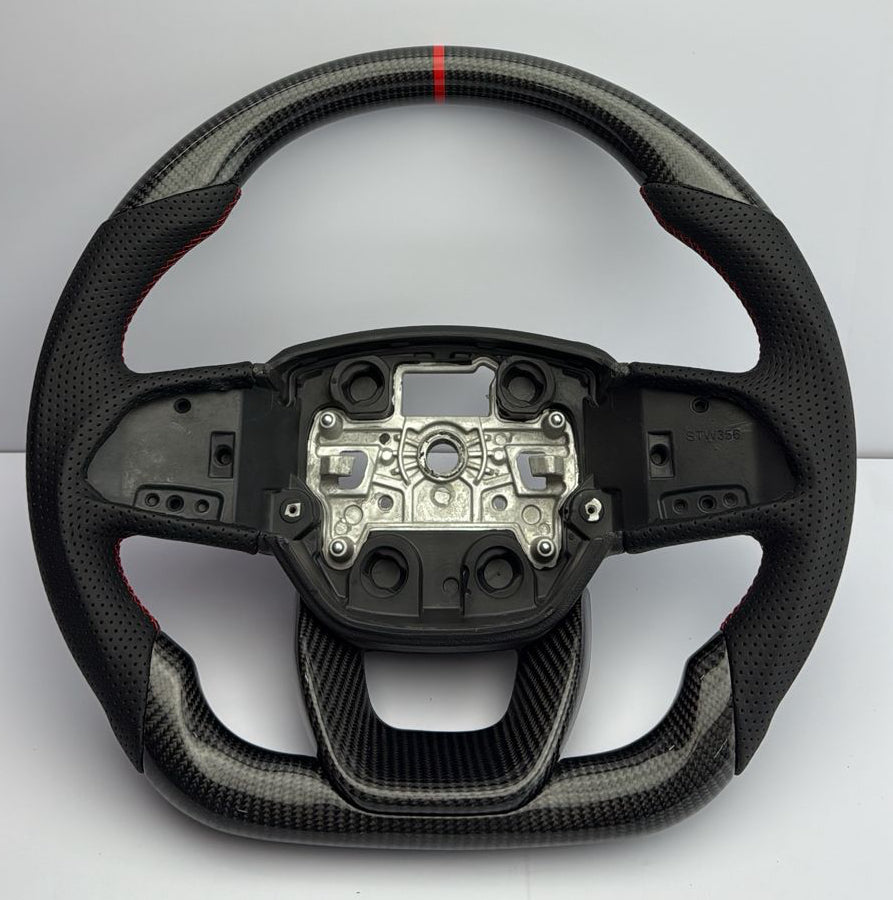 Mahindra Thar Carbon Finish Steering Wheel | Enhances Sporty interior Aesthetics
