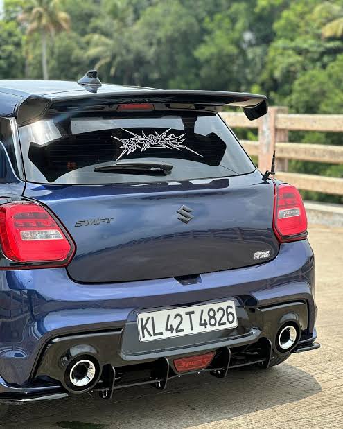 Suzuki Swift 4-Fin Rear Diffuser | Aftermarket Gen-3 Swift