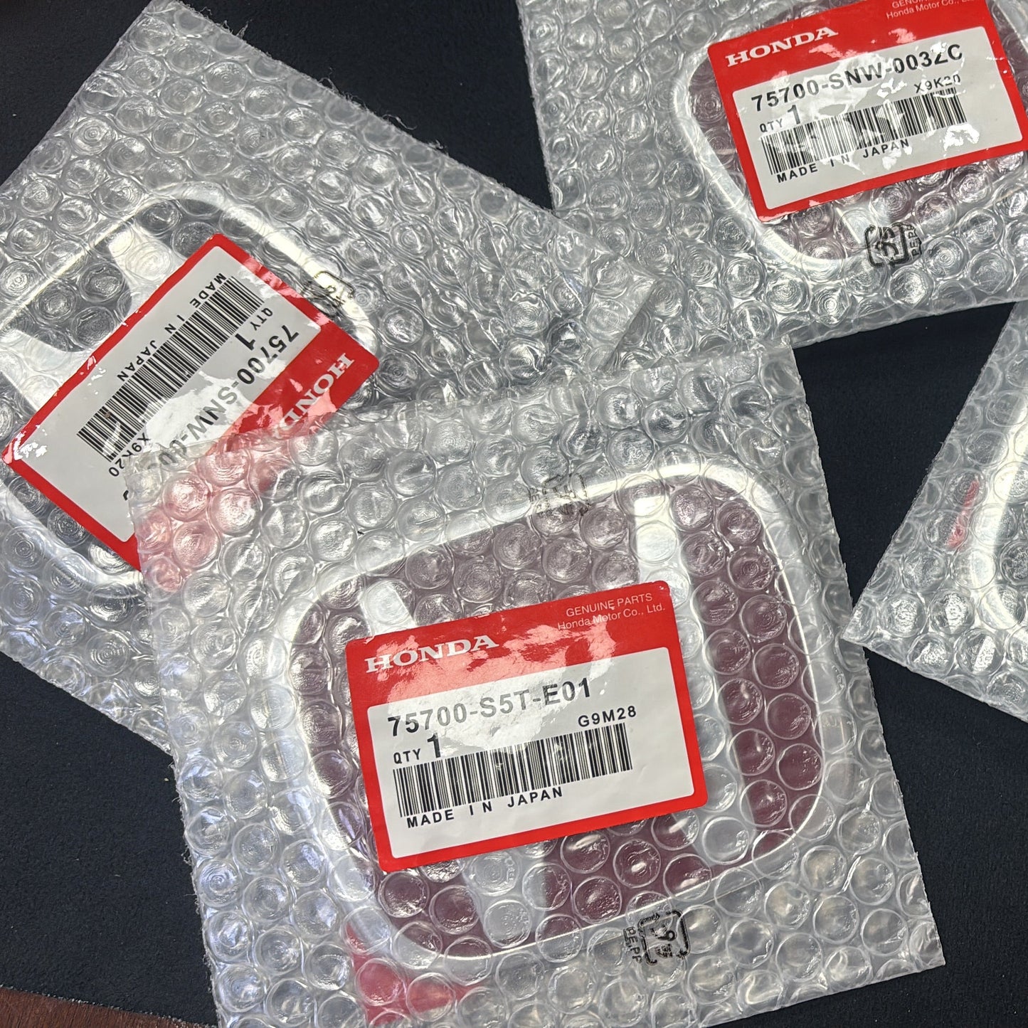 Honda JDM Type R Emblems (Set Of 3) | Aftermarket Replacement Logos