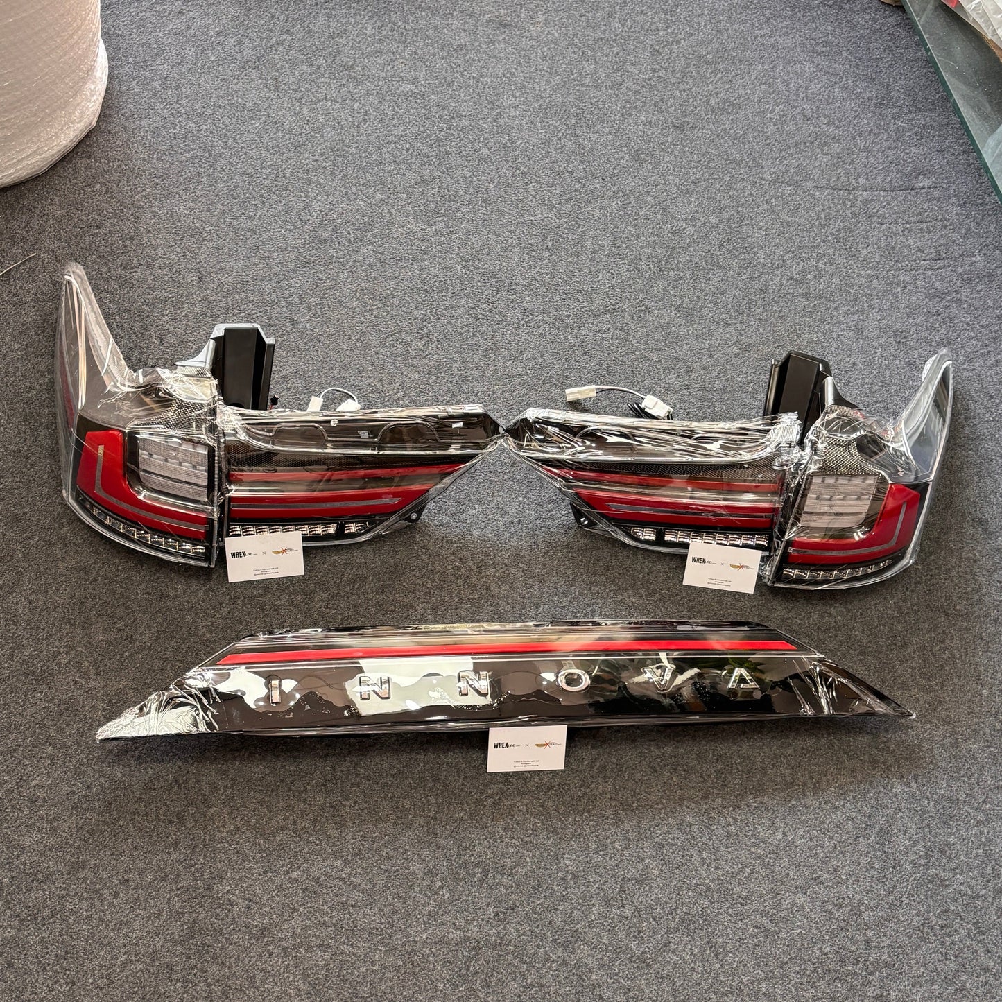 Toyota Innova Hycross Smoked LED Tail Lamps | Aftermarket (Plug & Play)