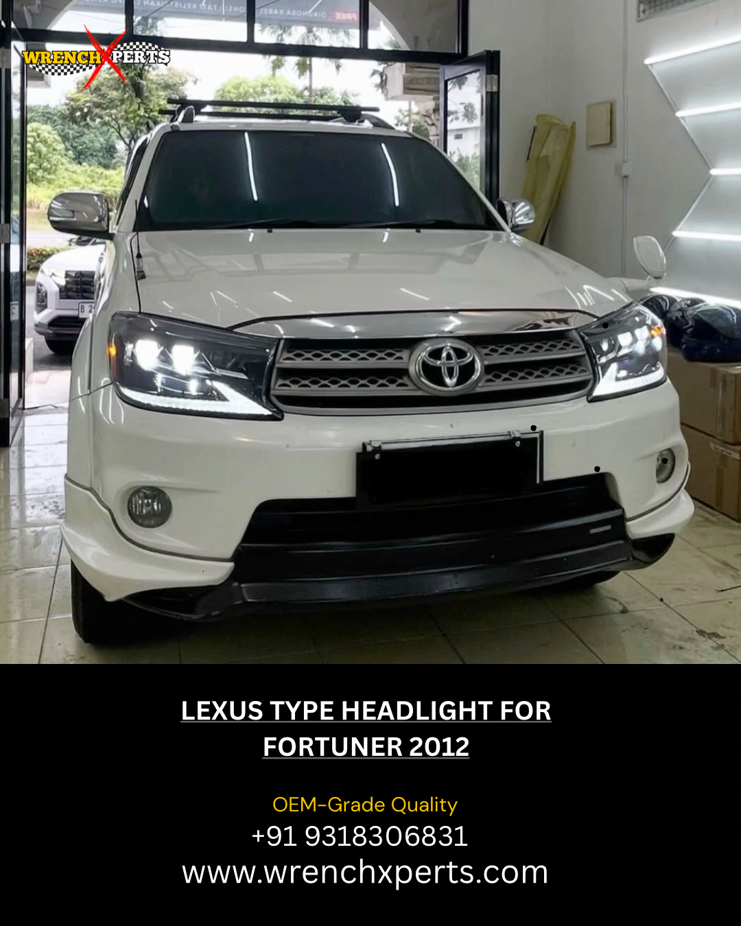 LEXUS TYPE HEADLIGHT FOR FORTUNER 2012