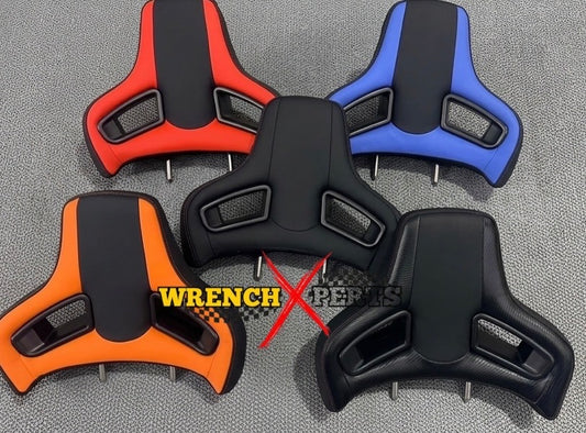 Racing-Style Car Seat Headrest | Universal Adjustable & Detachable